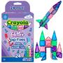 Imagem de Conjunto Magnético de Construção CreateOn Crayola Mini Pip-tiles - 24 Unidades