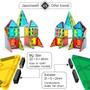 Imagem de Conjunto Magnético de Construção Jasonwell 3D para Crianças