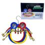 Imagem de CONJUNTO MANIFOLD R22 R404 R507a 03 MANGUEIRAS 1,5m ECOTOOLS