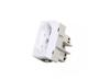 Imagem de Conjunto Margirius 4x2 1 Tomada 20A + 2 Interruptor Simples Sleek