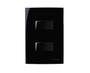 Imagem de Conjunto Margirius 4x2 Interruptor Duplo Paralelo 10A Sleek