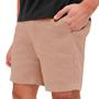 Imagem de Conjunto Masculino Camiseta Polo e Short Linho Moda Praia Luxo Premium