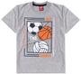 Imagem de Conjunto Masculino Infantil All The Games - Lual Kids - Mescla/Marinho