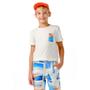 Imagem de Conjunto Masculino Infantil Camiseta E Bermuda Estampada