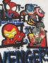 Imagem de Conjunto Masculino Infantil Camiseta e Bermuda Vingadores Marvel - Malwee Kids