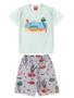 Imagem de Conjunto Masculino Infantil Hello Ocean - Lual Kids - Mescla/Petróleo