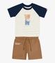 Imagem de Conjunto Masculino Infantil Verão Dame Urso Premium Total Confort 10213