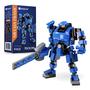 Imagem de Conjunto Mecha Frame Sci-Fi Blue Robot Armor Mech Building Action Bricks Keiji 5005