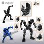 Imagem de Conjunto Mecha Frame Sci-Fi Blue Robot Armor Mech Building Action Bricks Keiji 5005