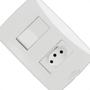 Imagem de Conjunto Mectronic Petra 1 Simples+Tomada 2 Polos+Terra 10A. -39838