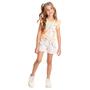 Imagem de Conjunto Menina Blusa com Strass Short Moletinho com Babado