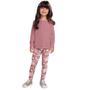 Imagem de Conjunto Menina Milon Blusa Ribana Canelada Legging Cotton