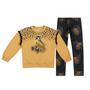 Imagem de Conjunto Menina Moletom Safari Amarelo Coruja Nanai