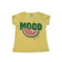 Imagem de  Conjunto Menina Mood Amarelo/Chiclete Blusa Manga Curta e Shorts