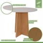 Imagem de Conjunto Mesa 100cm Celebrare Redonda com 4 Cadeiras Apogeu
