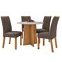 Imagem de Conjunto Mesa 100cm Celebrare Redonda com 4 Cadeiras Apogeu