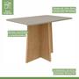 Imagem de Conjunto Mesa 120cm Celebrare com Vidro e 4 Cadeiras Exclusive