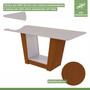 Imagem de Conjunto Mesa 170cm Apogeu com Vidro e 6 Cadeiras Apogeu