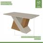 Imagem de Conjunto Mesa 170cm Vênus com Vidro e 6 Cadeiras Apogeu