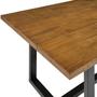 Imagem de Conjunto Mesa 210cm com Banco e 2 Cadeiras Rústico Industrial Lumber Yescasa