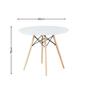 Imagem de Conjunto Mesa 90cm + 4 Cadeiras Charles Eames Eiffel Trevisul