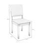 Conjunto Mesa Antonela com 4 Cadeiras Cinza/Canela/Titanio - Kappesberg Imagem de Conjunto Mesa Antonela com 4 Cadeiras Cinza/Canela/Titanio
