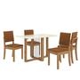 Imagem de Conjunto Mesa Antonela com 4 Cadeiras