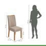 Imagem de Conjunto Mesa Apogeu 170cm Tampo Mdf/vidro 6 Cadeiras Apogeu
