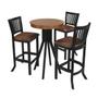 Imagem de Conjunto Mesa Bistrô com 3 Banquetas Sevilha
