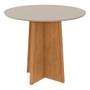 Imagem de Conjunto Mesa Celebrare 100cm Tampo MDF/Vidro 4 Cadeiras Athenas