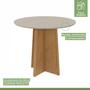 Imagem de Conjunto Mesa Celebrare 100x100cm Tampo MDF 4 Cadeiras Athenas