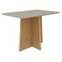 Imagem de Conjunto Mesa Celebrare 120cm Tampo MDF/Vidro 4 Cadeiras Athenas