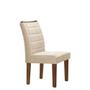 Imagem de Conjunto Mesa Classic 160x80 com Tampo em Vidro Dakota com 6 Cadeiras Cel Móveis