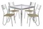 Imagem de Conjunto Mesa com 4 Cadeiras CMC043CR Linha Crome Combos Kappesberg Crome