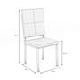 Imagem de Conjunto Mesa com 4 Cadeiras CMC898NK Linha Crome Combos Kappesberg Crome