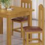 Imagem de Conjunto Mesa Com 4 Cadeiras Com Estofado material sintético Marrom 120cm Marrom Safira Shop Jm