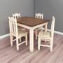 Imagem de Conjunto Mesa com 4 cadeiras Pop Talismã Hrebos