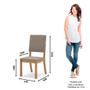 Imagem de Conjunto Mesa com 4 Cadeiras Thalia em MDF e MDP Henn