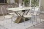 Imagem de Conjunto Mesa com 6 Cadeiras CMC833CR Linha Crome Combos Kappesberg Crome