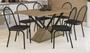 Imagem de Conjunto Mesa com 6 Cadeiras CMC840PRF Linha Crome Combos Kappesberg Crome