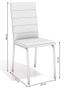 Imagem de Conjunto Mesa com 6 Cadeiras CMC884NK Linha Crome Combos Kappesberg Crome