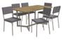 Imagem de Conjunto Mesa com 6 Cadeiras CMC896NK Linha Crome Combos Kappesberg Crome