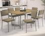 Imagem de Conjunto Mesa com 6 Cadeiras CMC896NK Linha Crome Combos Kappesberg Crome