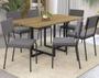 Imagem de Conjunto Mesa com 6 Cadeiras CMC897PRF Linha Crome Combos Kappesberg Crome
