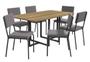 Imagem de Conjunto Mesa com 6 Cadeiras CMC897PRF Linha Crome Combos Kappesberg Crome