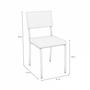 Imagem de Conjunto Mesa com 6 Cadeiras CMC897PRF Linha Crome Combos Kappesberg Crome