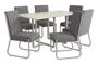 Imagem de Conjunto Mesa com 6 Cadeiras CMC900NK Linha Crome Combos Kappesberg Crome
