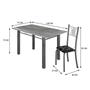Imagem de Conjunto Mesa com 6 Cadeiras Tampo de Granito Topázio Sara Yescasa