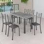 Imagem de Conjunto Mesa com 6 Cadeiras Tampo de Granito Topázio Sara Yescasa
