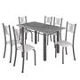 Imagem de Conjunto Mesa com 6 Cadeiras Tampo de Granito Topázio Sara Yescasa